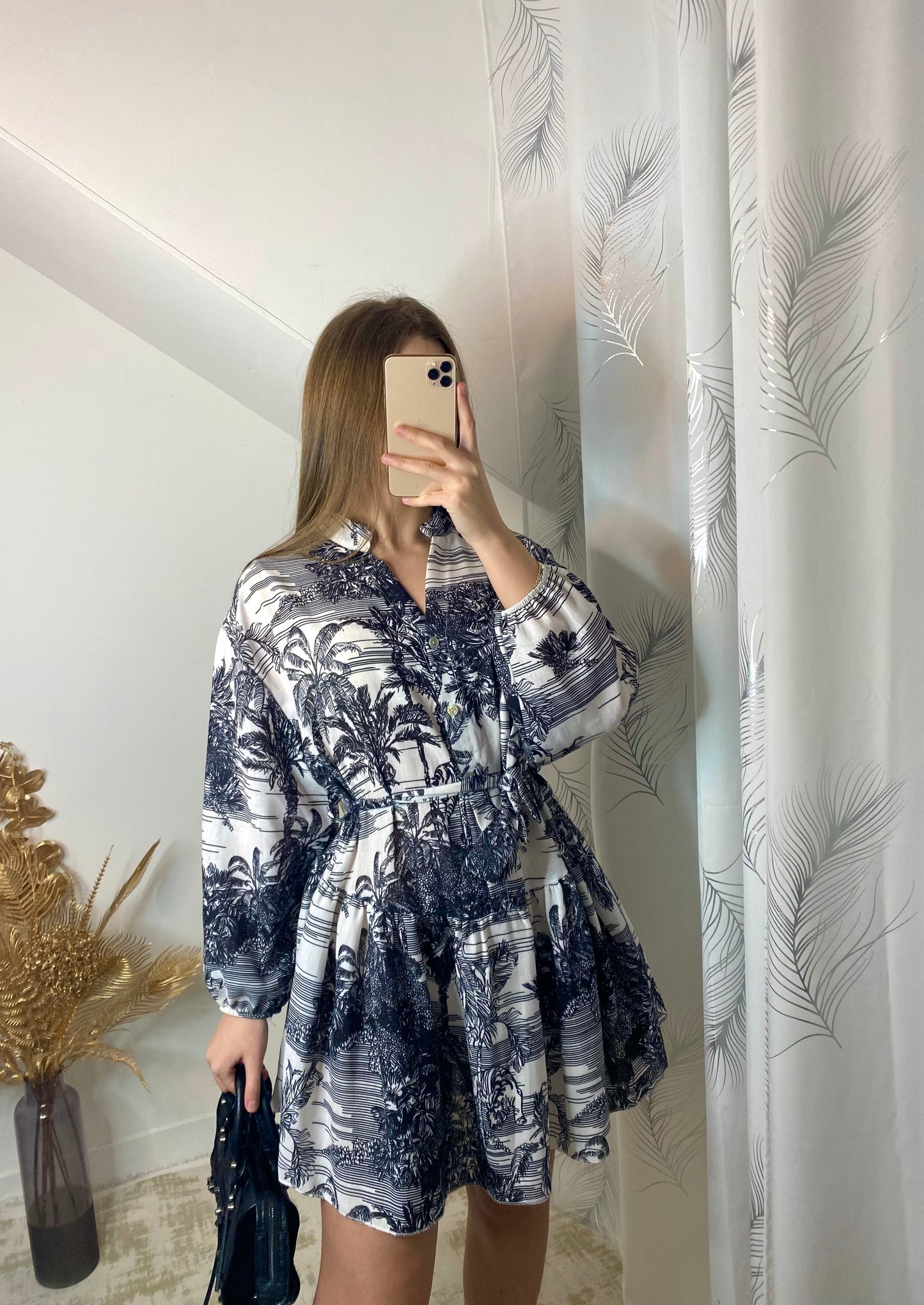 Robe alba noir