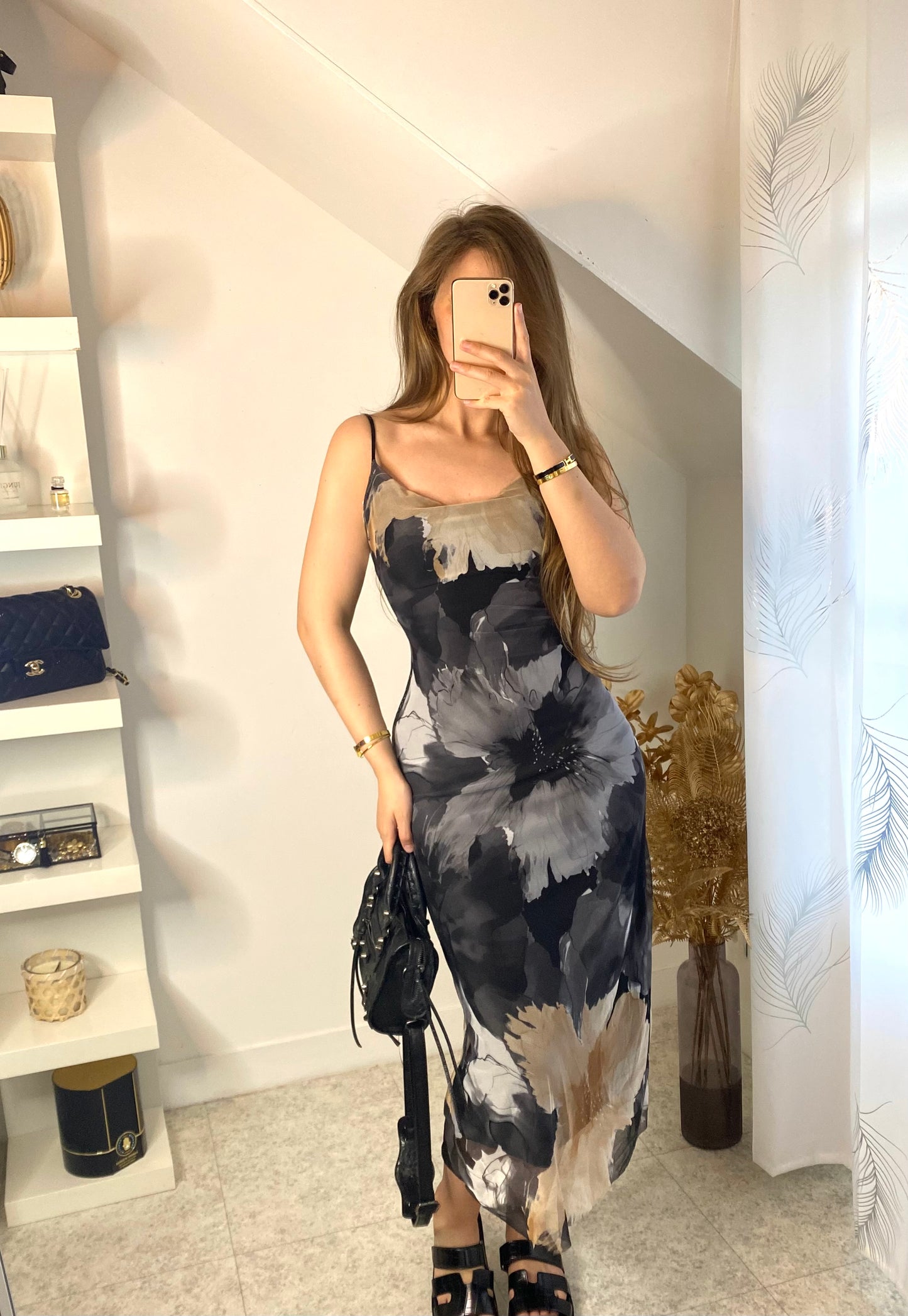 Robe Noir doublé