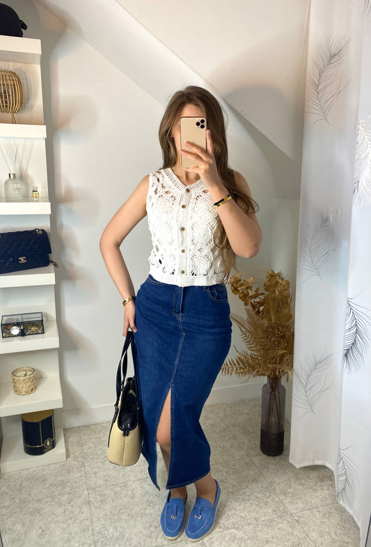Haut Lana Blanc