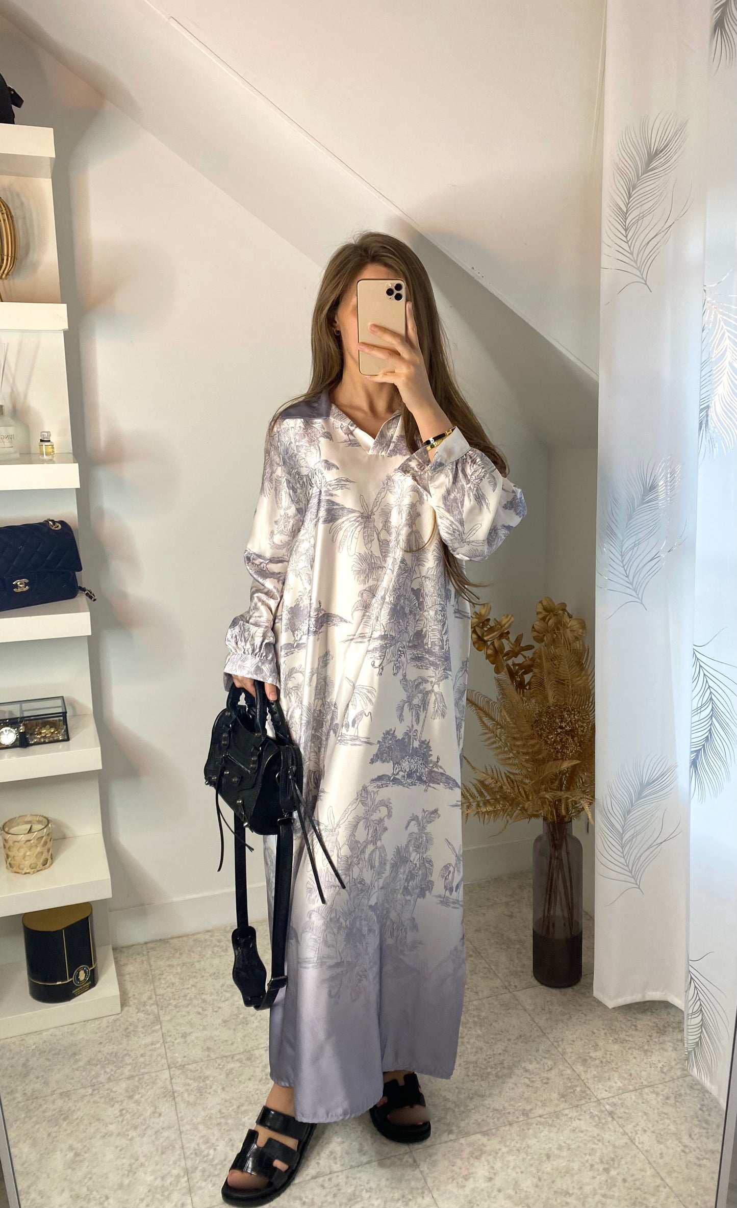 Robe Dîna Gris