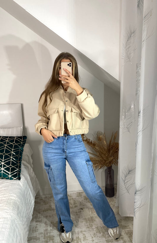 Bomber beige