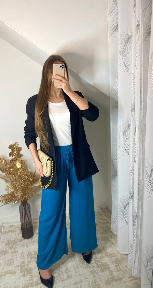 Pantalon Romy bleu canard