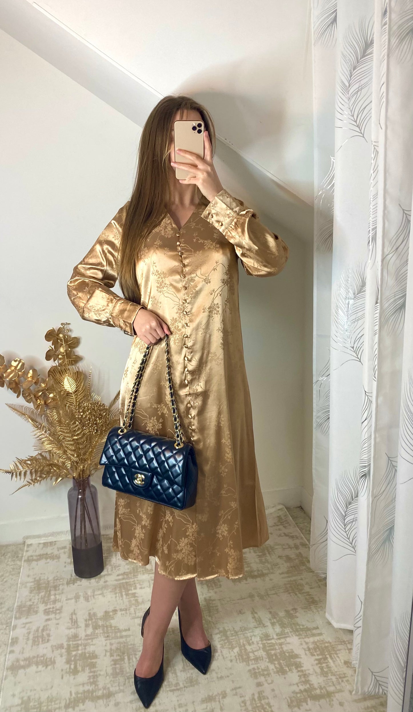 Robe Jana marron