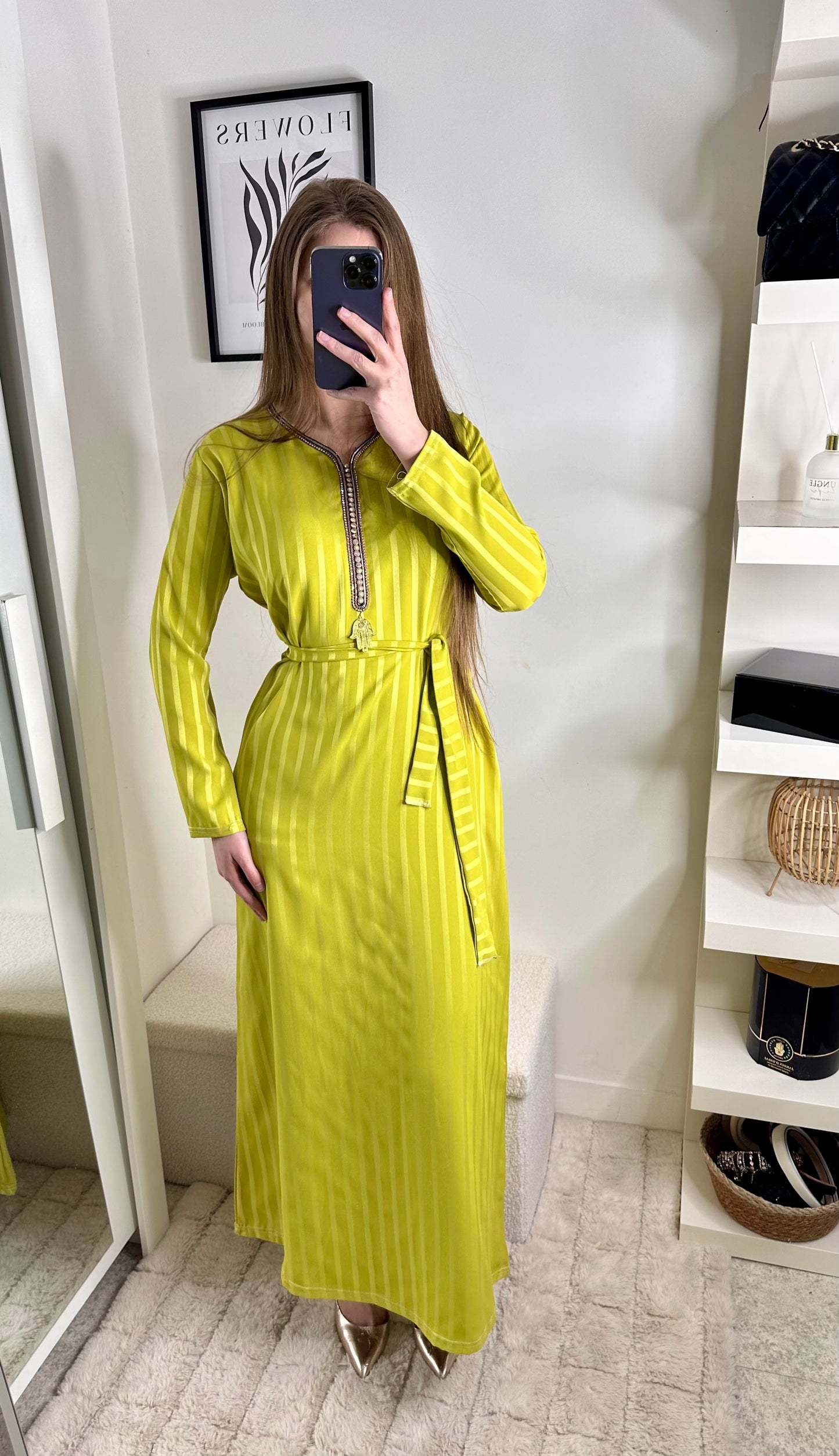 Caftan Faiza vert