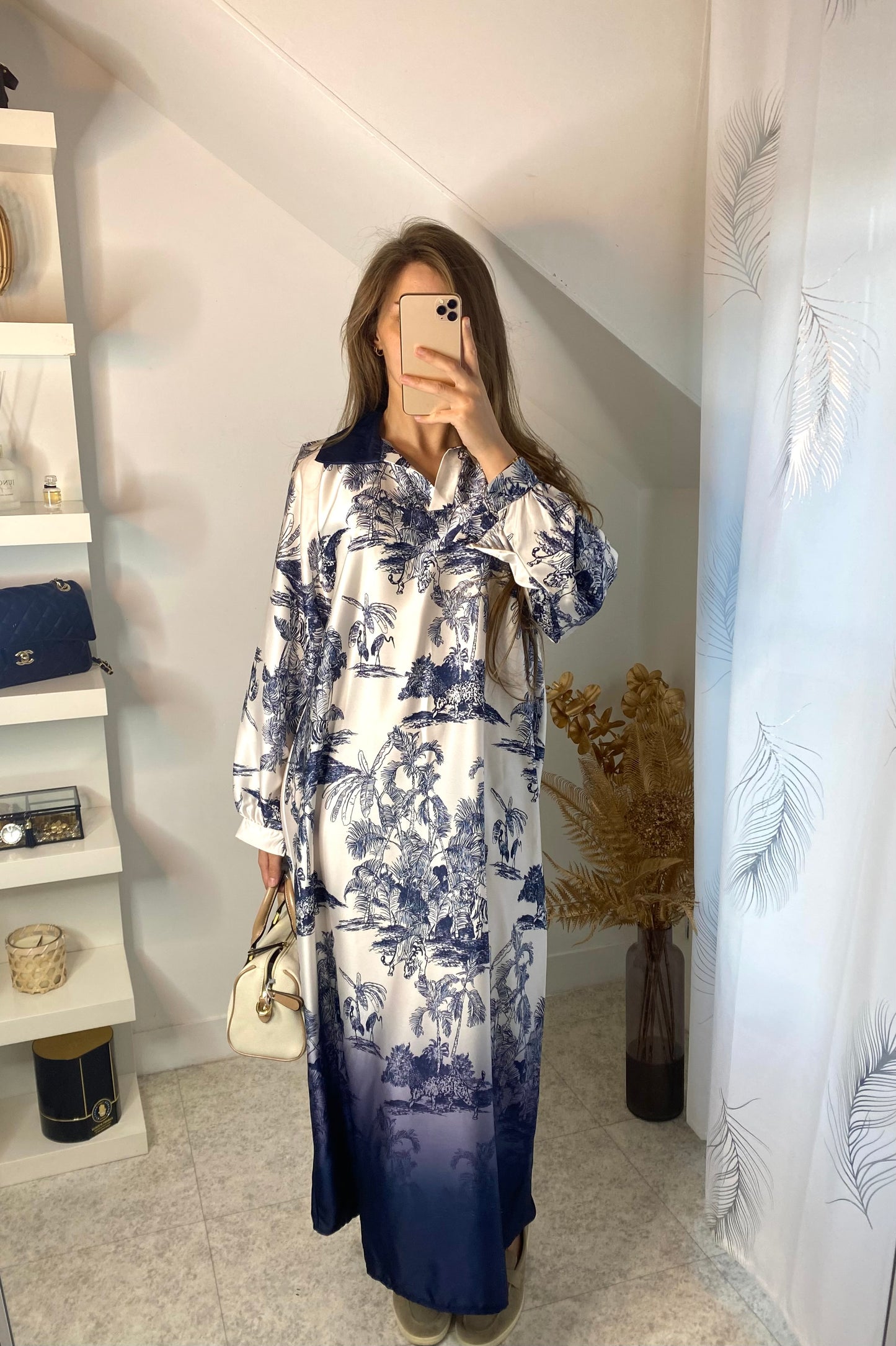 Robe Dîna bleu