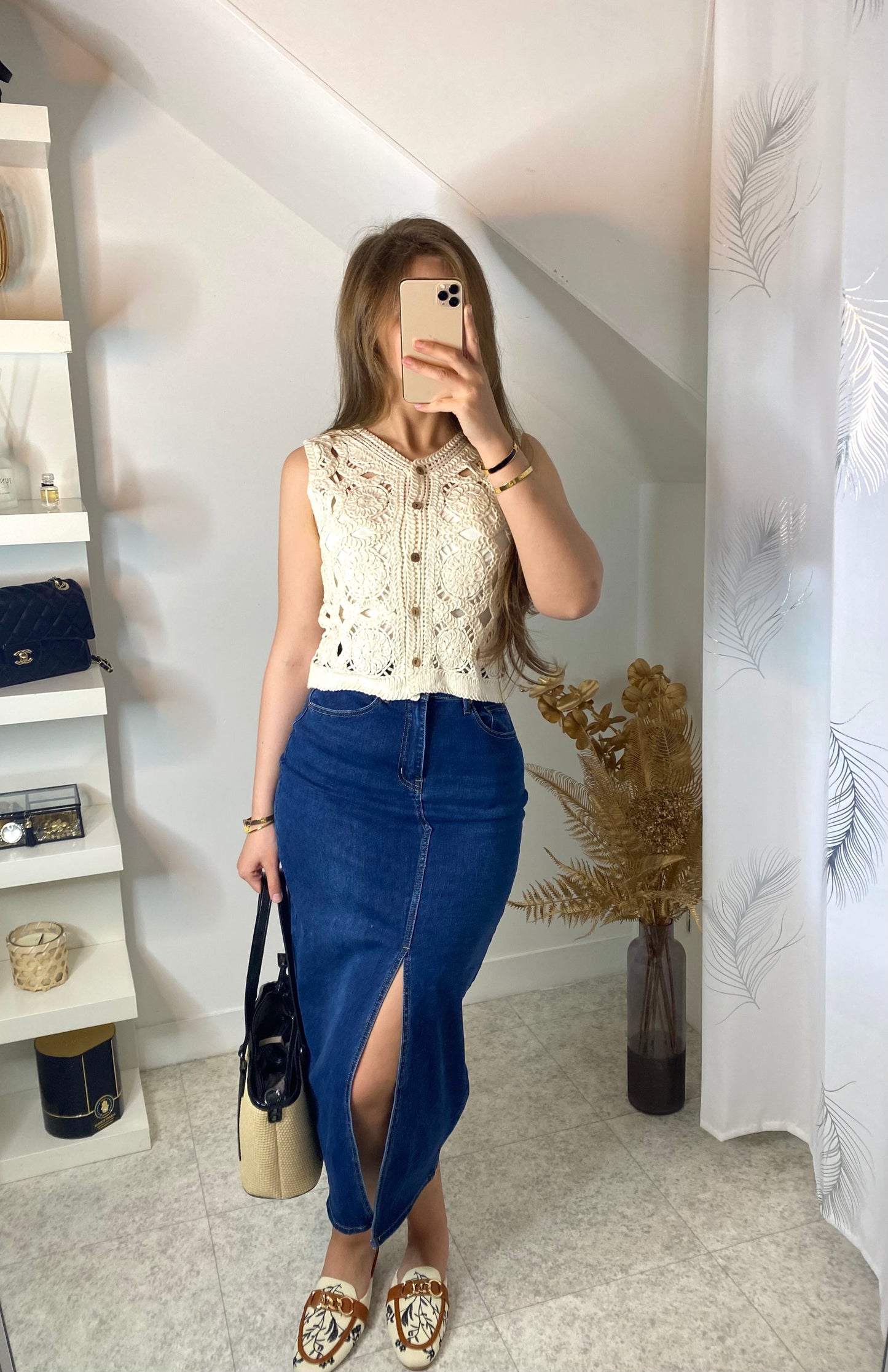 Haut Lana beige