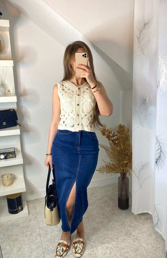 Haut Lana beige