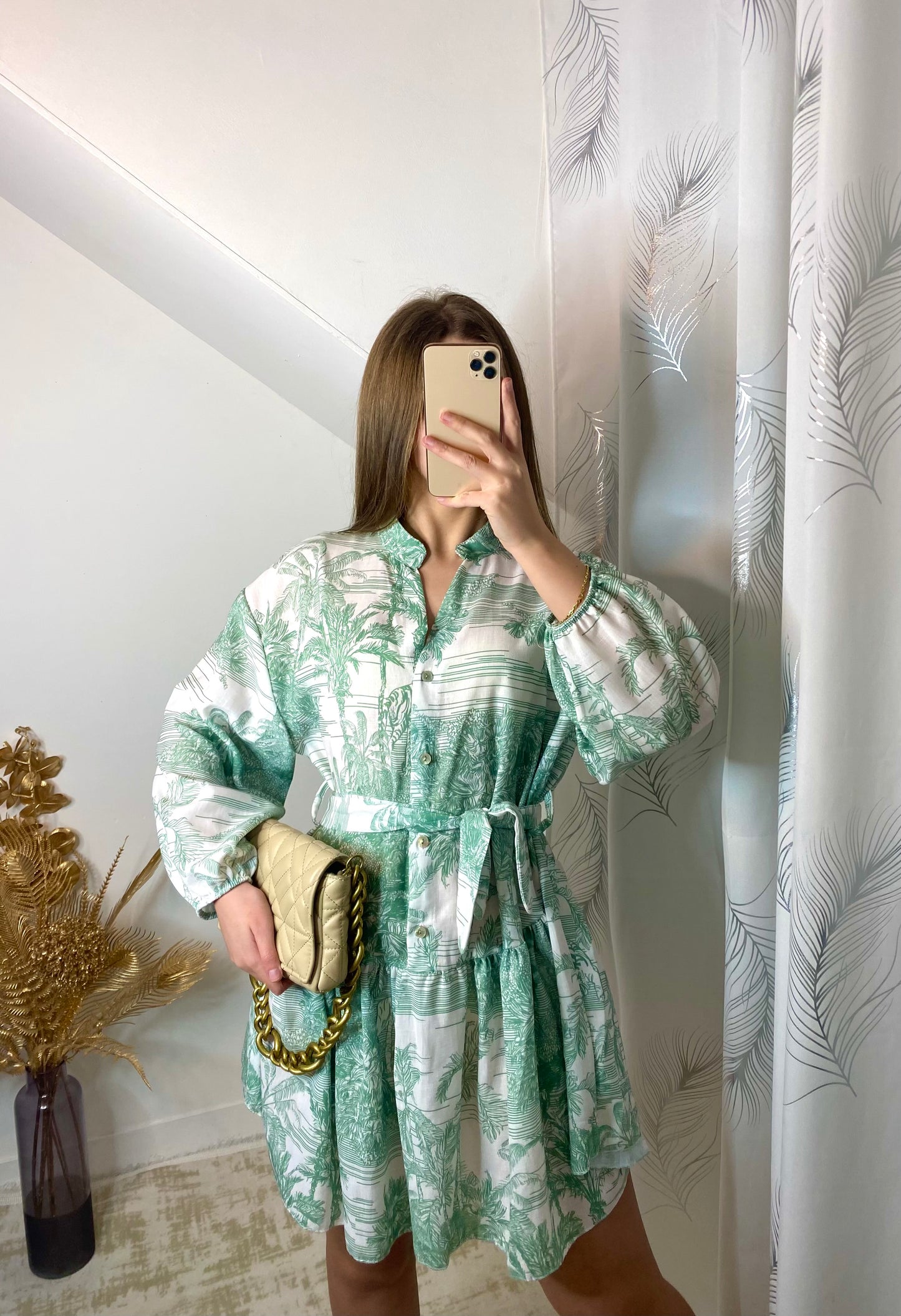Robe alba verte