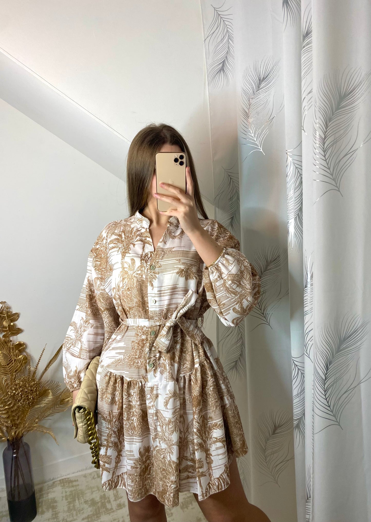 Robe alba marron